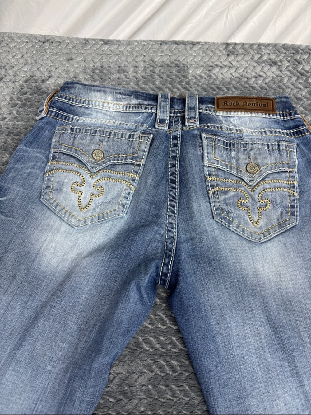Rock Revival Women’s Faded Blue Slim Jeans